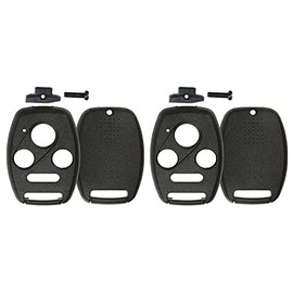 2X New Remote Key Shell Repair Kit Compatible with & Fits for Honda No Locksmith Needed Do It Yourself - (No Electronics or Chip Inside)