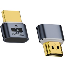 tunghey 5Pack HDMI Dummy Plug 4K HDR, Virtual Monitor EDID Emulator, Headless Display Adapter, Supports up to 4k@60Hz,1080@120Hz (Black)