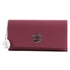 Mandarina Duck Mellow Leather Wallet with Flap L Red Violet,