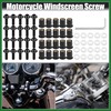 Motoforti 20pcs M5 5mm Motorcycle Windscreen Screw Fairing Bolt Screw