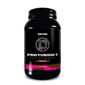 Driven Nutrition ProFusion7 Meal Replacement – 24g Protein from 7 Sources – MCT Oil & Fiber – Gourmet Flavors – Muscle Support & Digestive Enzymes