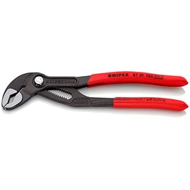 KNIPEX Tools Cobra Water Pump Pliers, 7 1/4 inch, red