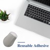 Betinyar 2 Pack Gray Mouse Holder for Laptop Stick On,