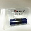 Topways® Electronix erweiterbarer Gartenschlauch Stecker und Buchse Adapter Verbindungsstück Blau