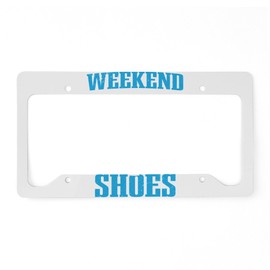 CafePress 26.2 Marathon Hanging Aluminum License Plate Frame, License Tag Holder