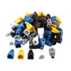 sourcing map 100 Pcs Soft Plastic Ethernet RJ45 Cable Connector