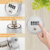 Large Combination Cabinet Cam Lock with Key,4-Dial Combi-cam Locks for