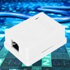 2Pcs CAT6 Surface Mount Box RJ45 8P8C Network Socket Single