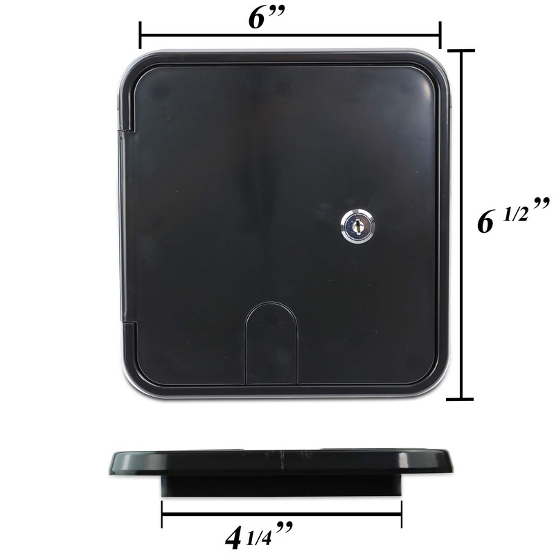 RV Camper Trailer Motorhome Power Cord Hatch Electrical Access Door