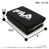 Fila FI-30522 Trifold Wallet, Dia-Print, Men's, Women's, multicolor (black /