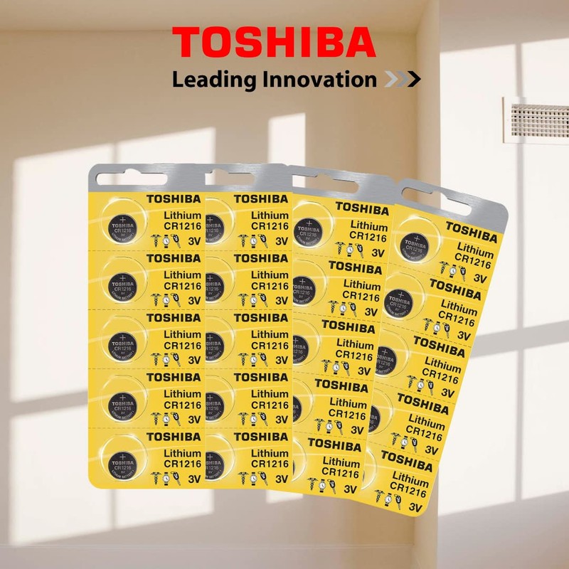 Toshiba CR1216 3 Volt Lithium Coin Battery (10 Batteries)