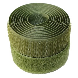 Olive 20mm Sew-on Hook & Loop Tape Alfatex® Brand supplied by the Velcro Companies - Various Lengths (Length: 1m)