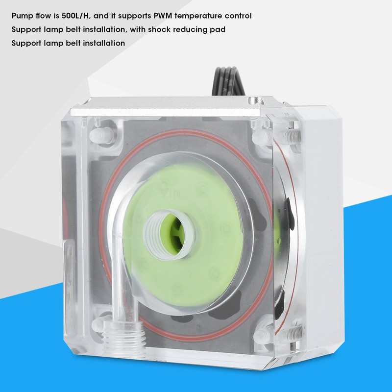 Water Cooler Pump Computer UltraThin PWM Speed Regulation 500L/H Control