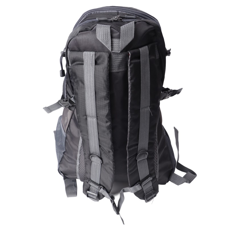 Black Outdoor Backpack Nylon Lightweight Water Repellent Hiking Sports Backpack