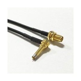 MS156 right angle switch RP SMA female pigtail cable RG174 20cm 8inch test probe leads Ships Quickly From USA