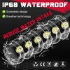 OFFROADTOWN 8 inch 120W LED Light Bar Single Row LED