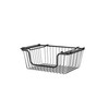 Oceanstar BSM1804 Stackable Metal Wire Storage Basket Set, Set of