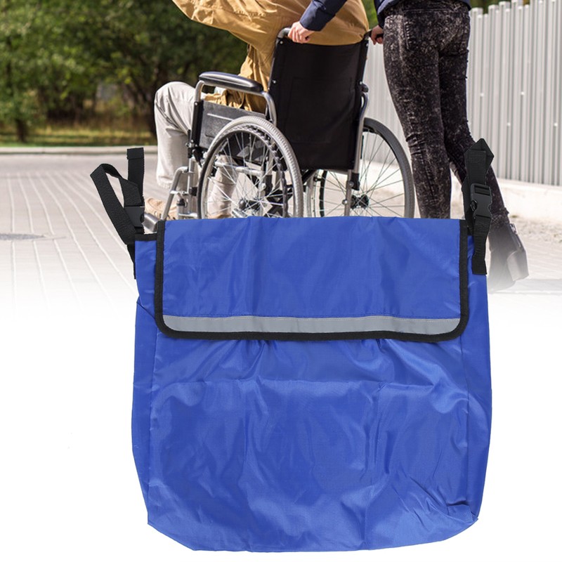 Wheelchair Backrest Storage Bag Electric Scooter Mobility Aid Hanging Bag