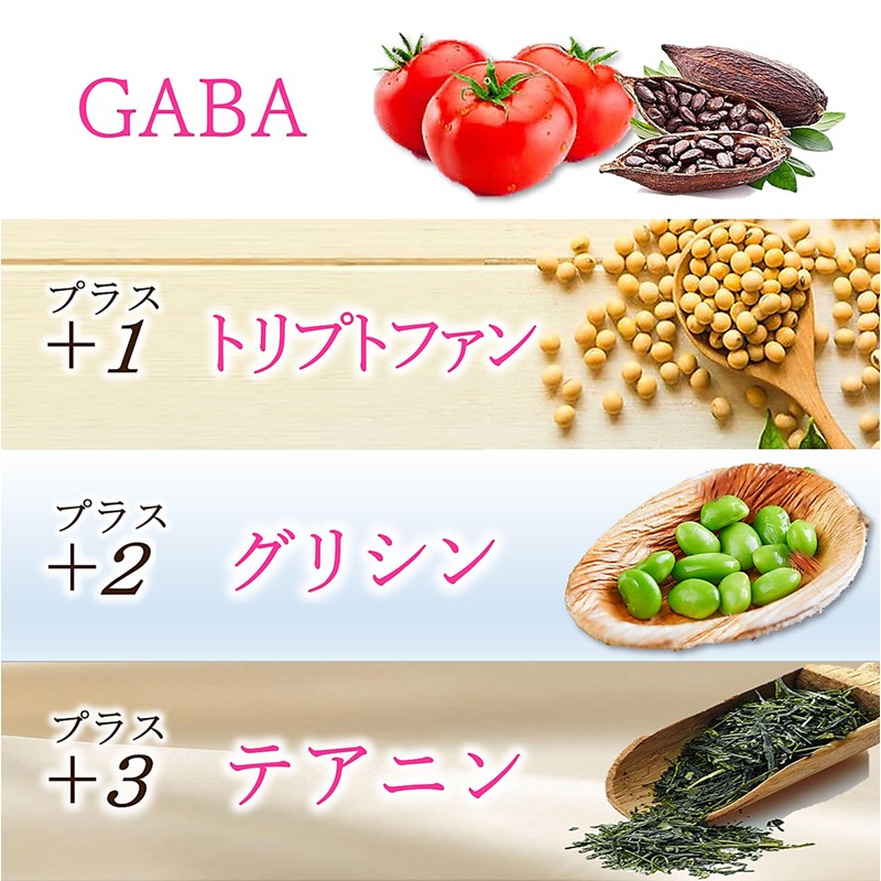 Nippon Sante Sleep Time Supplement GABA 3600mg Formula Tryptophan Glycine