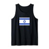 Israel flag, star of David, Judaism, support, solidarity Tank Top