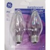 GE 75340 2 Count Flame Shape 25 Watt Auradescent Light