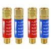 TIANLYLIN Oxygen Acetylene Flashback Arrestors Set 9/16-18 Threads for Regulator