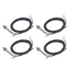 4 Sets Inductive Proximity Switch 8mm Diameter NPN Output 3