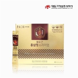 Bullogan Daedong Korean Ginseng Bullogun Red Ginseng Extract Premium Red Ginseng Stick 30 packets 1 month supply Ginsenoside / 대동고려삼 불로건 홍삼정프리미엄 홍삼스틱 30포 1개월분 진세노사이드