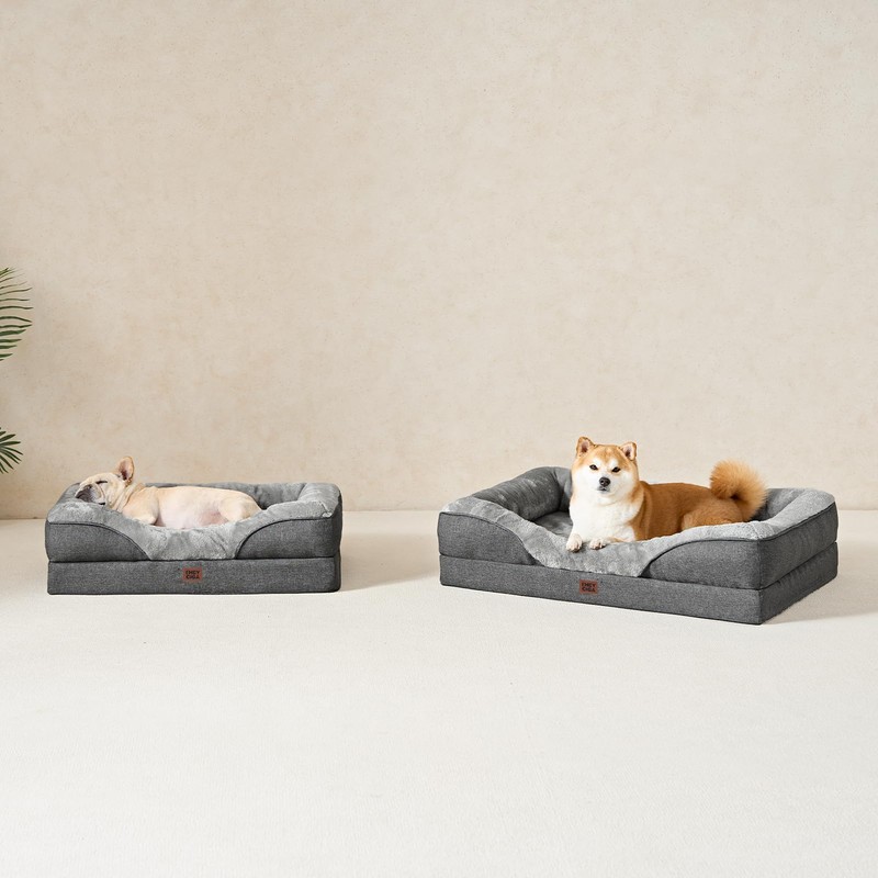 EHEYCIGA Memory Foam Dog Bed for Large Sized, Orthopedic Dog