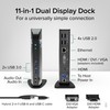 Plugable USB 3.0 Universal Laptop Docking Station for Windows (Dual