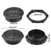 ACROPIX 70mm 60mm Round Black AC Air Conditioner Vent Outlet