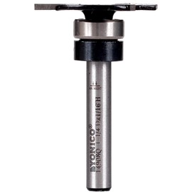 Yonico Top Bearing Slot Cutter Router Bit 1/16-Inch 1/4-Inch Shank 14908q