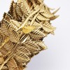 INSPIRELLE 60 Foot Gold Leaf Ribbon Artificial Double-Faced Gold Leaves