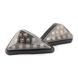 CBR LED Turn Signal Lights - Smoked Flush Mount Hyper-Bright 9-Chip Design | Compatible with Honda CBR600RR/F4i/CBR929RR/954RR/CBR1000RR (2000-2006)