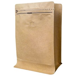 Coffee Bags 0.5 Lb - Kraft Paper Bags Kraft Coffee Bags with Valve,50Pcs Stand up Coffee Pouches for Coffee Bean Storage-8oz (50 Pieces) (0.5lb / 8oz)