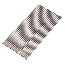 20 Pieces/Box Tattoo Skin Marker Pen Cores Microblading Marking Refill Piercing Surfer Pen Supplies Alloy Dots Tips Lines Pens Accessories (Blue)