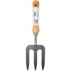 Hand Forged Hand Fork with Ash Wood Handle - Ideal