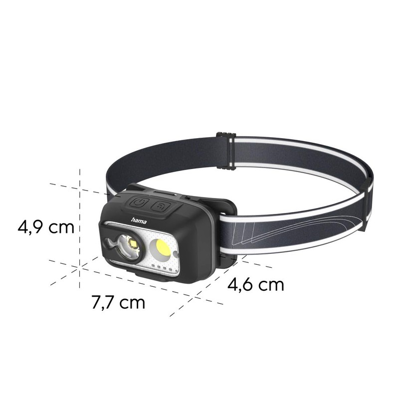 Lpe Frtale LED HL500C BATT LPE HEAD FOR JOGGING TRAVEL