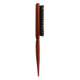 minkissy Hairbrush Wooden Handle Bristle Hairbrush for Travel Hair Comb Massager Comb Teasing Hair Brush for Styling Salon Teasing Brush