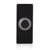 Byron DBW-22012 Universal Doorbell Button-Backlit-Bi-Wire Installation, Black