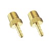 Metalwork 1/8" Barb to 1/4" Male NPT Adapter Brass Hose