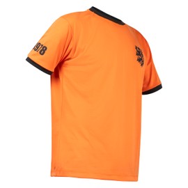 JL Sport Netherlands Holland Orange Football Jersey T-Shirt Sport Fans Retro Vintage L