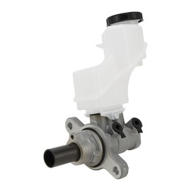 X AUTOHAUX Brake Master Cylinder with Reservoir No.46010JA02A for Nissan Altima 2007-2014 Hydraulic Master Cylinder Silver Tone White Aluminum Alloy Plastic 1 Pc