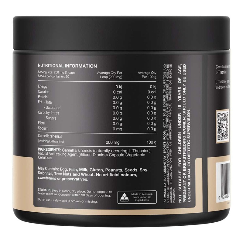 Switch Nutrition L-Theanine, 60 Capsules