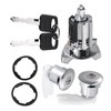 Motoforti Ignition Switch Lock Cylinder, Door Lock Cylinder Kit, for