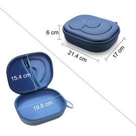 L LTGEM Carrying Case for Sony WH-CH520N Headphone - Hard Storage Bag (Case Only) - Blue