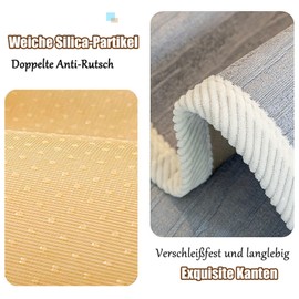 Yahbrra Sofa Cover Soft Chenille Sofa Cover: for 1 2 3 4 Seater L Shape Sofa Throw Corner Sofa Couch Cover Universal Non-Slip Dog Cat Sofa Cover (Grey, 70 x 150 cm)