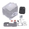 Cylinder Piston Exhaust Muffler Gasket Kit Fit for Stihl FS75