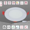 TEKLED LED Round Recessed Ceiling Light | Flat Panel Ultra