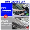 Windshield Sun Shade Umbrella for Jeep Wrangler 2018-2026, Foldable Front